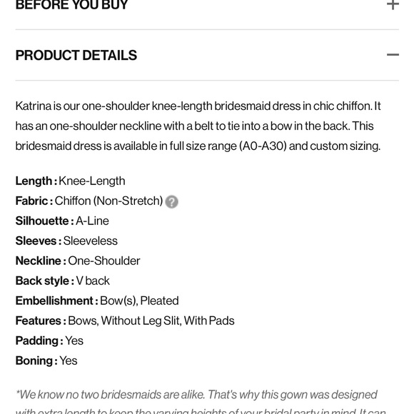 AZAZIE KATRINA Steel Blue A-Line One Shoulder Chiffon Dress size 16 - Picture 2 of 6